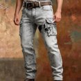 thumbnail image 2 of Travel Pants for Men Slim Fit Casual Stretchy Cropped Pants Outdoor Comfort Travel Tech Chino Pants, 2 of 6