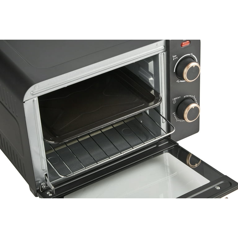 Elite 14-Slice Silver Convection Toaster Oven with Rotisserie
