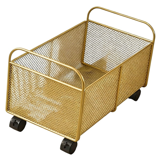 Carrito para archivadores con ruedas, duradero, portátil, ideal para debajo del escritorio, ideal para manualidades en casa o en la oficina. Pequeño