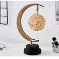 thumbnail image 3 of FFENYAN Warm Small Night Light Unique Design LED Decorative Light Star Moon Light USB Wrought Iron Night Light, 3 of 4
