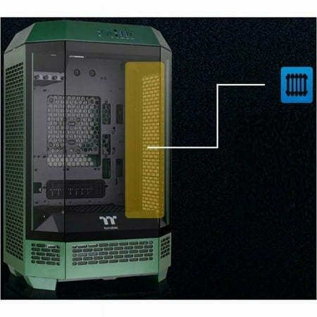 Thermaltake - The Tower 300 Micro ATX Case - Racing Green