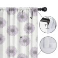 White Daisy Bee Window Curtains, Curtain Panels for Home Decor ...