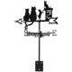 thumbnail image 2 of Outdoor Weather Vane Stainless Steel Weather Vane Yard Wind Indicator Weathervane, 2 of 3