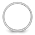 thumbnail image 2 of Platinum 6mm Half Round Wedding Band Size 8, 2 of 5