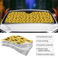 thumbnail image 4 of Kdxio Dinosaur Print Front Windshield Sun Shade,Folding Auto Sunshade for Car Truck SUV-Small, 4 of 7