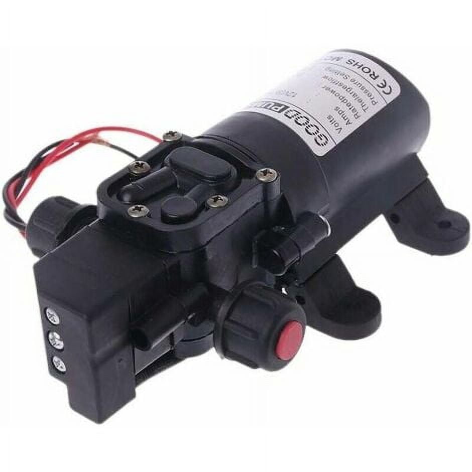 RV Water Pump 12V DC 12V 60W 130FT 6L/min High Pressure Water Pump Diaphragm Primer Pump RV Water Pump (Voltage: 12V)