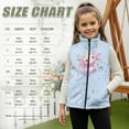 thumbnail image 4 of Xixirimido Axolotl Bubbles Blue Pattern Boys Girls Full Zip Fleece Vest Sleeveless Stand Collar Outwear Warm Jacket with Pockets for 9-10, 4 of 7
