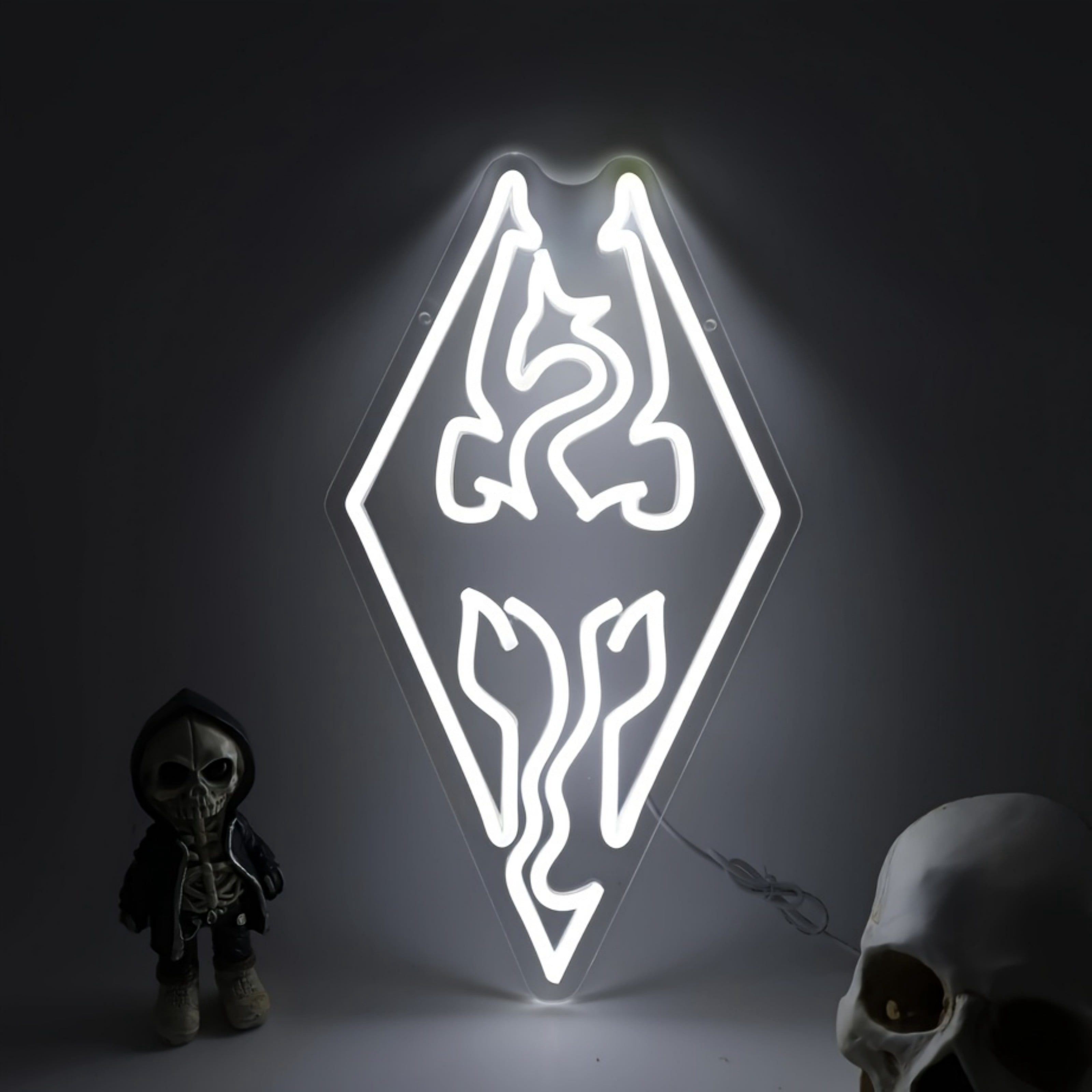UPONRAY Dragon Neon Signs, 9.68"*17.2" Dimmable & USB-Powered LED Neon Light, Stylish Wall Decor for Bedroom, Game Room, Man Cave, Internet Cafe, Arcade