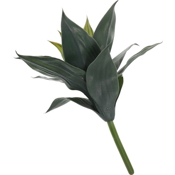 ETEREAUTY Artificial Faux Plant Green Plastic Decor for Desk, Coffee Table, Home and Office Decoration