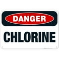 thumbnail image 1 of Danger Chlorine Sign, OSHA Danger Sign,, 1 of 1