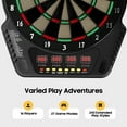 thumbnail image 4 of Wall Mounted Electronic Dart Board with 6 Darts, Digital Soft Tip Dart Board Voice Prompts Automatic Counting Dartboard Set Innovative Dart Machine, for Home Bar Game center, 4 of 17