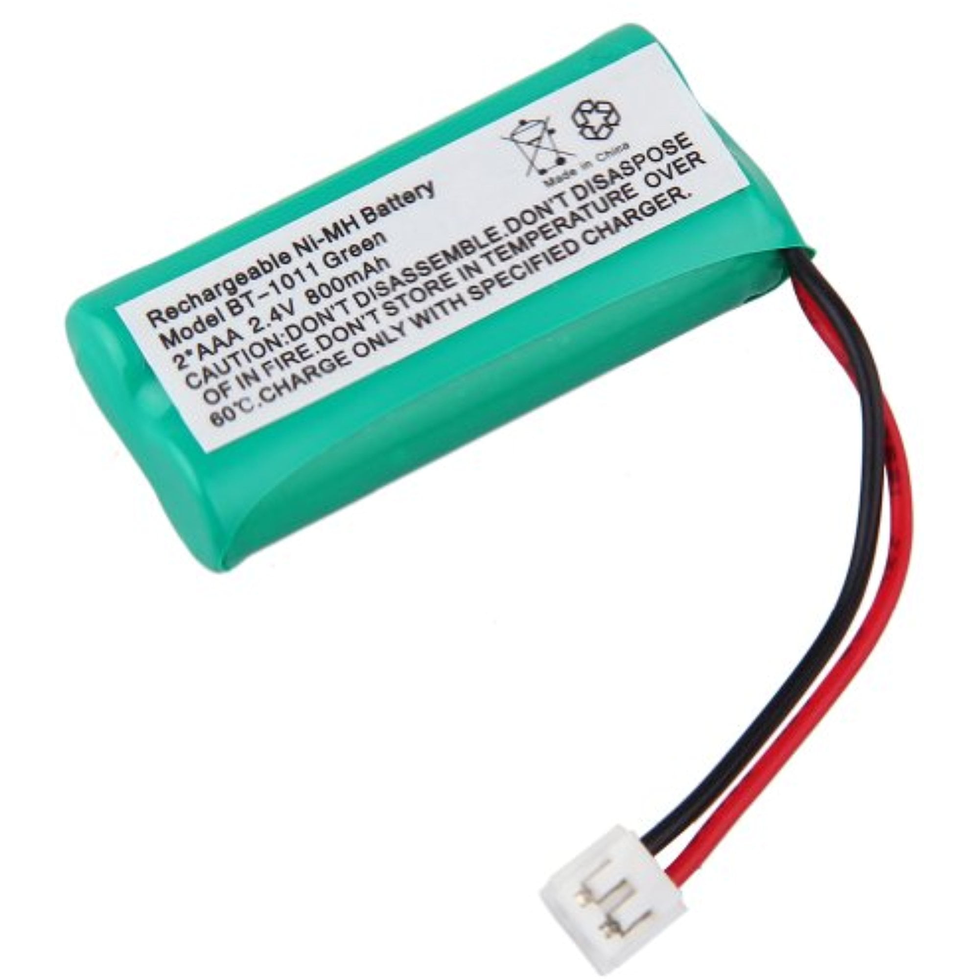 2 Pack Replacement for RCA 25424 Battery Compatible with RCA Cordless Phone Battery 700mAh 2.4V NI-MH