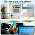 thumbnail image 4 of 18000 BTU Window Air Conditioner with Heat, 4-in-1 Window AC Unit with Cooler, Heater, Dehumidifier & Fan Function, Small Air Conditioner with Remote/App Control for Rooms up to 1000 Sq. Ft, 4 of 9