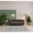 thumbnail image 5 of 5' X 8' Gray Taupe And Ivory Geometric Hand Woven Area Rug, 5 of 5