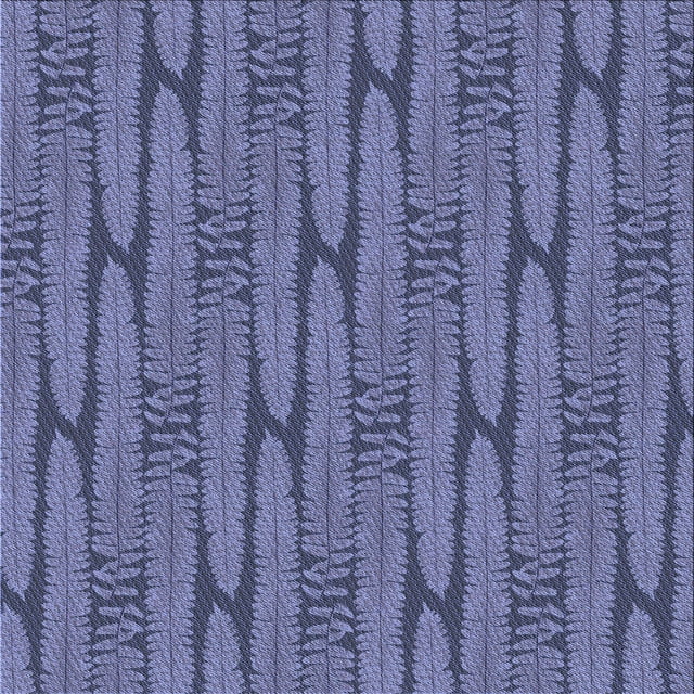 Ahgly Company Machine Washable Indoor Square Transitional Deep Periwinkle Purple Area Rugs, 4' Square