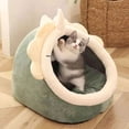 thumbnail image 2 of Suitable For Cats And Dogs Four Seasons Litter Pet Basket Cat Bed Cushion Cat's House Tent Soft Warm Small Mat Bag Washable Beds ShopWise Round, 2 of 11