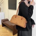 thumbnail image 3 of Bolso Vintage Con Asa Superior 9235 (marrón), 3 of 9