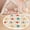 Color 1, variant on Washable Non Slip 3ft Round Rug, Kids pink pastel rainbows Summer Circle Area Rugs with Tassels Carpet for Nursery Bedroom Living Room Playroom Tent rug Tent Castle