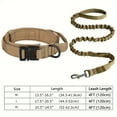 thumbnail image 2 of CNKOO Heavy-Duty Military Tactical Dog Collar & Leash Set  Adjustable & Durable For All Sized Dog, 2 of 4