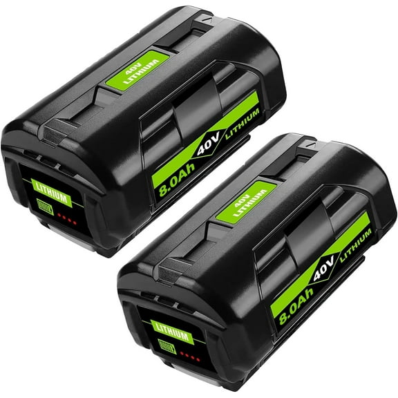 2 Pack 40V 8.0Ah Battery Replacement for Ryobi 40V Battery Compatible with Ryobi Battery Fits for Ryobi Battery 40V High Capacity OP4015 OP4026 OP40201 OP40261 OP4030 OP4040 OP40401 OP4050