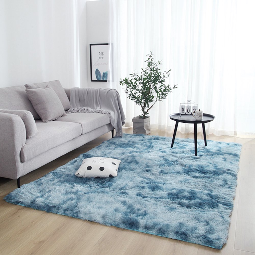 Fluffy Faux Fur Area Rugs Plush Shag Furry Rug Large NonSlip Carpet