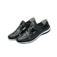 thumbnail image 2 of Itsun Womens Dress Shoes, Women's Flats Classic Fancy Leather Dress Shoes, Hollowed Out Casual Shoes, Comfort Lightweight Soft Slip On Flats Shoes Black, 2 of 3
