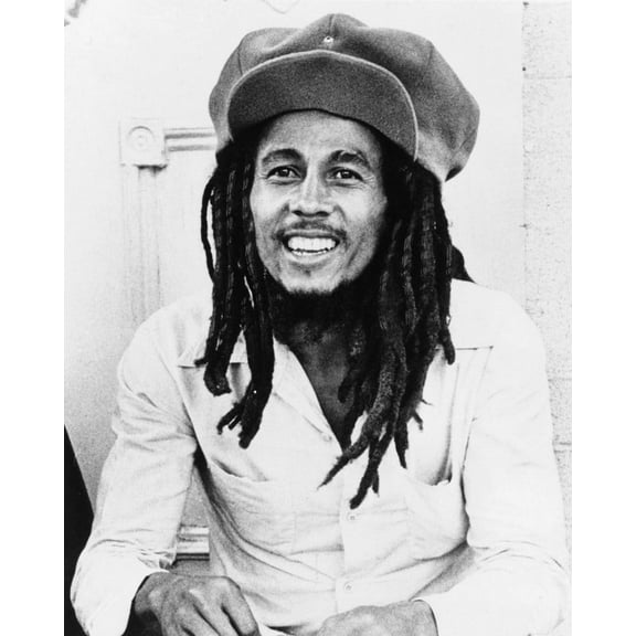 Bob Marley In Cap Smiling 24x36 Classic Hollywood Poster