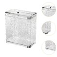 thumbnail image 6 of Baoblaze Kitchen Hanging Trash Can Garbage Container for Bathroom Cabinet Door Office argent, 6 of 8