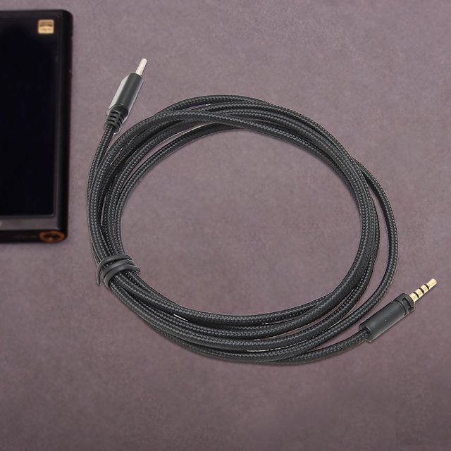 Type-c TypeC Earphone Audio Cable WearResistant Shielding Interference Headphone Audio Cable
