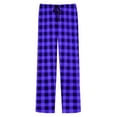 thumbnail image 6 of purcolt Mens Plaid Pajama Pants Drawstring Elastic Waist Lightweight Sleep Pants Lounge Pants Sleepwear PJ Bottoms with Pockets, 6 of 7