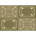thumbnail image 1 of Ahgly Company Machine Washable Indoor Rectangle Transitional Oak Brown Area Rugs, 5' x 8', 1 of 7