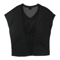 thumbnail image 2 of Camiseta gráfica de gimnasio Material Girl con Espalda de malla para mujer negro XS, 2 of 2