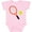 AD-Pink, variant on Inktastic Tennis Racket and Ball Boys or Girls Baby Bodysuit