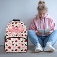 thumbnail image 2 of Binienty Ladybug Bow Boys Bookbag Primary School Large Capacity Heavy Duty Backpack with Laptop Compartment Kids Rucksack Daypack Children Back to School Gifts, 2 of 8
