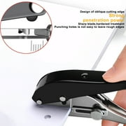Matoen Single Hole Puncher, Circle Paper Punches Handheld Hole Paper Punch Puncher with 8 Sheet Capacity Office Perforating Machines for Craft Paper Tags Clothing Ticket