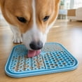 thumbnail image 6 of Durable Slow Feeder Dog Licking Mat, Food Grade Silicone Lick Pad with Strong Suction Cups, Interactive Calm Treat Mat for Dogs Cats Boredom Anxiety Relief, Creative Pet Gift, 6 of 8