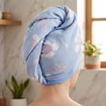 thumbnail image 6 of REGALWOVEN Cotton Geometric Floral Jacquard Hand Towel, 13 x 29 Inch Soft Absorbent Decorative Towel for Bathroom, Kitchen, Home Blue Red Bean 1pk, 6 of 7