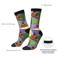 thumbnail image 4 of KLL German Shepherd Dog Print Cool Socks Men's Women's Crew Socks Funny Crazy Novelty Stockings, 4 of 6