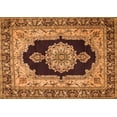 thumbnail image 1 of Ahgly Company Indoor Rectangle Medallion Orange Traditional Area Rugs, 2' x 3', 1 of 1