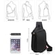 thumbnail image 2 of Bolso de pecho de gran capacidad Bolso bandolera Oxford para hombre, 2 of 5