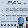 thumbnail image 2 of Men's Leisure Print Half-Zip Hoodie - Bold Blue Oversized Style, Graphic Print, Half-Zip Closure and Hood, Soft Fabric for Casual Comfort, Ideal for Daily Outfits, Size XXL, 2 of 4