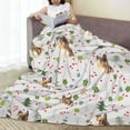 thumbnail image 6 of Pofeuu German Shepherd Dog Print Ultra-Soft Micro Fleece Blanket,for Bed Or Sofa,All Season Throw Blankets Flannel Blanket-50"x40", 6 of 7