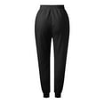 thumbnail image 6 of Tthxqing Womens Fall Trendy Baggy Joggers Workout Sweatpants Comfy Lightweight Loungewear High Waisted Athletic Yoga Sweat Pants with Pockets Black S, 6 of 6