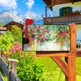 thumbnail image 3 of Watercolor Vine Plants Mailbox Cover Spring Floral Summer Flower Mailbox Covers Magnetic Boho Abstract Mailbox Cover Standard Size 18x21 Inch Blossom Mail Box Cover Outdoor Garden Decor, 3 of 6