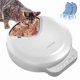 thumbnail image 1 of CATLK Alimentador automático para gatos con comida húmeda, 2 bolsas de hielo, 4 comidas, 8 oz, comedero automático inalámbrico para mascotas, temporizador programable, Blanco, 1 of 8
