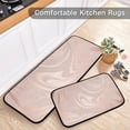 thumbnail image 5 of SKYSONIC 2PCS Gold Rose Texture Kitchen Rug and Mat Abstract Marble Floor Runner Rug Anti Fatigue Non Slip Comfort Mat for Doormat Laundry Room Hallway 19.7"x27.6"+19.7"x47.2", 5 of 7