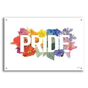 Epic Art 'Rainbow Pride' by House Fenway, Acrylic Glass Wall Art, 36"x24"