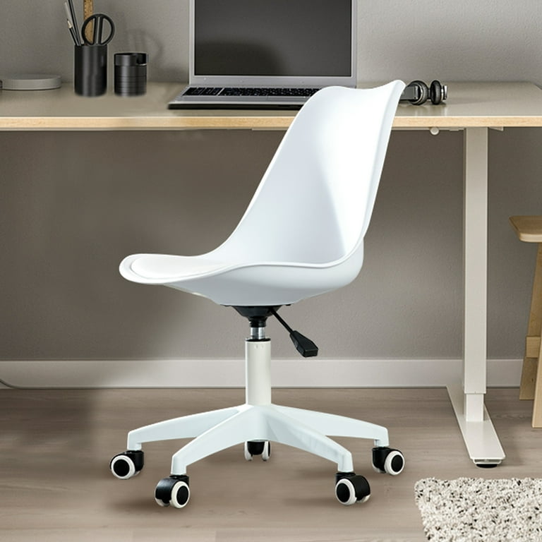 Ikea Skruvsta Swivel Ikea White Leather Desk Chair TOSSBERG