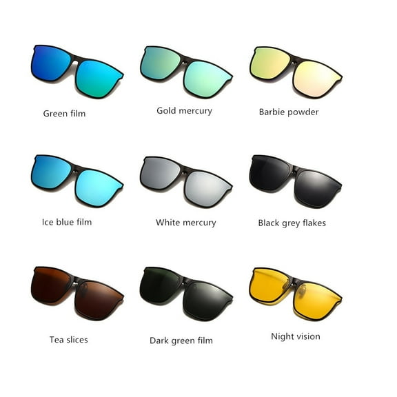 Polarized Clip-on Sunglasses for Small Faces, UV Protection, TAC Lenses, Fashionable Eyewear, Durable PC Frame, Personality Style