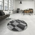 thumbnail image 4 of Ahgly Company Machine Washable Indoor Rectangle Transitional Black Area Rugs, 8' x 12', 4 of 7